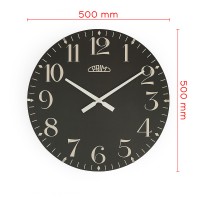 Nástenné hodiny PRIM Character 50cm, čierna 4156.90